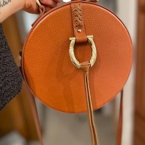 Sancia Luciella Canteen Handbag in Cognac